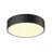 SLV Medo 30 Wand en Plafondlamp Aluminium Zwart Rond 12W 1200lm - 927-930-940 CCT | IP50 - Beste Kleurweergave - Dimbaar 